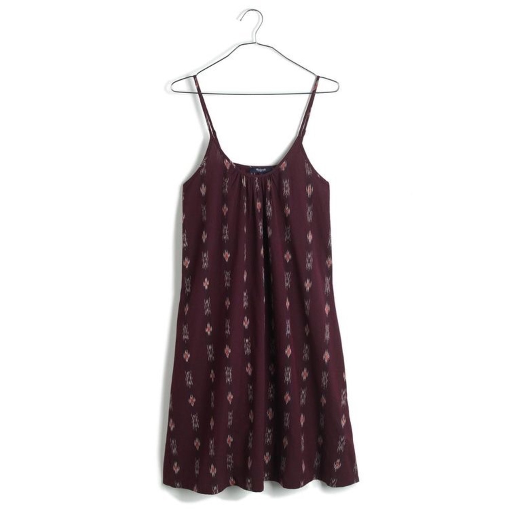 DONATED {Madewell} Backyard Sundress in burgundy Ikat